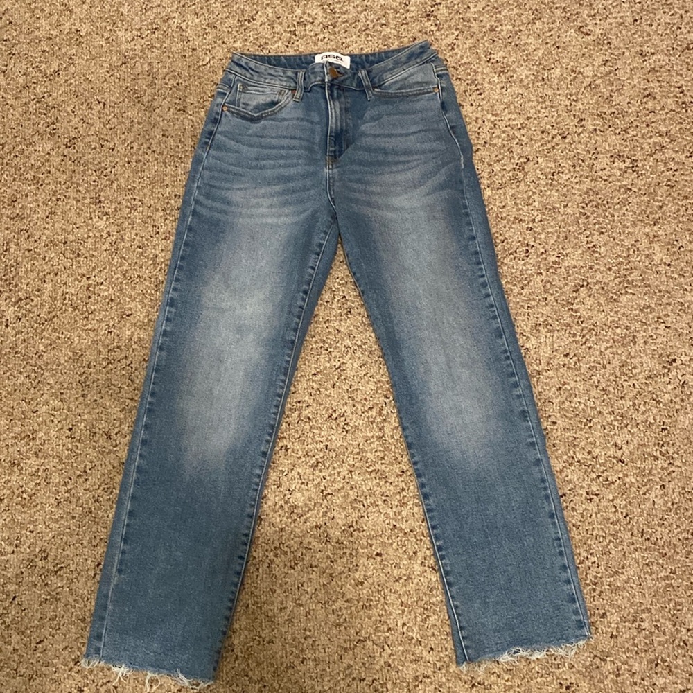 RSQ blue high rise straight leg  jeans (Tilly’s) brand size 27